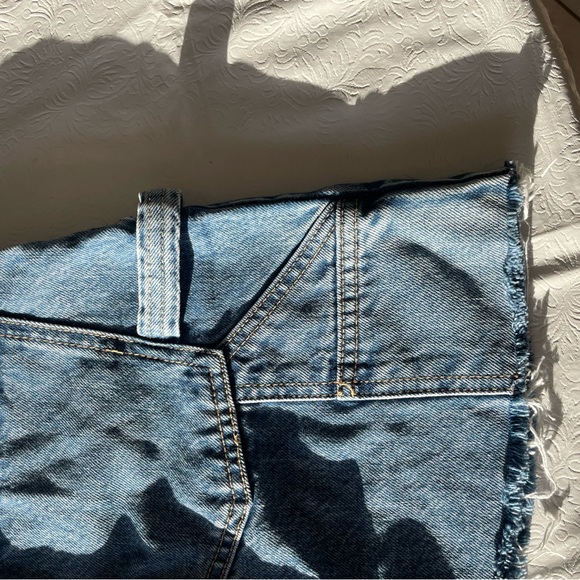 Bershka denim cargo mini skirt - Picture 3 of 4